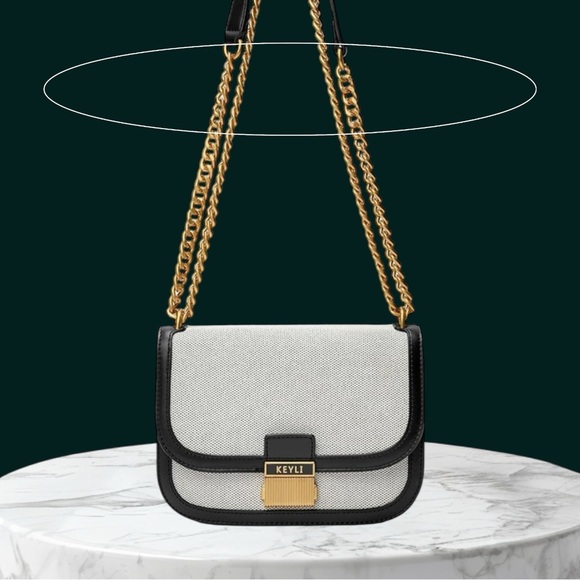 Black and White Women's Bag - Picture 1 of 3